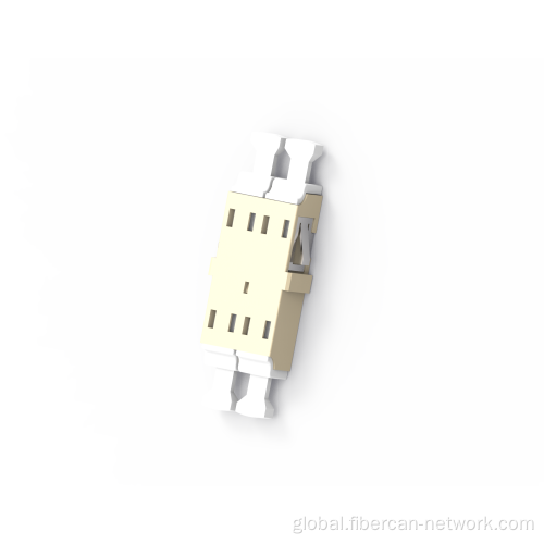 Fiber Connector Adapters LC Duplex Fiber Optic Adaptor Flangeless Without Shutter Manufactory